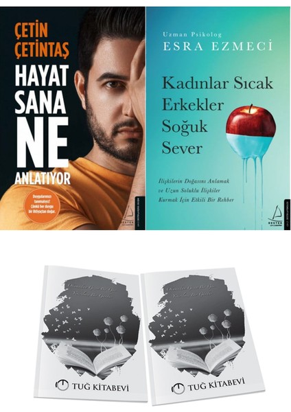 Hayat Sana Ne Anlatıyor ve Kadınlar Sıcak Erkekler Soğuk Sever + Hediyeli