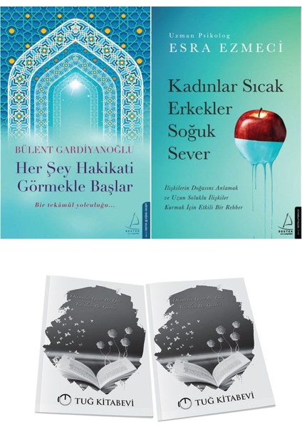 Her Şey Hakikati Görmekle Başlar ve Kadınlar Sıcak Erkekler Soğuk Sever + Hediyeli