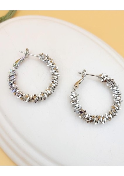 Işık Halkası Silver Küpe indirimleri