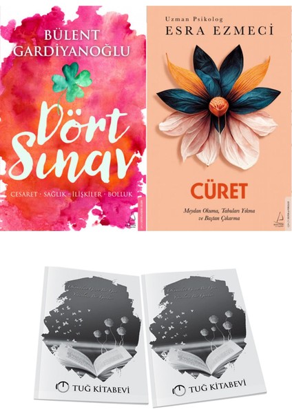 Dört Sınav: Cesaret-Sağlık-Ilişkiler-Bolluk ve Cüret + Hediyeli