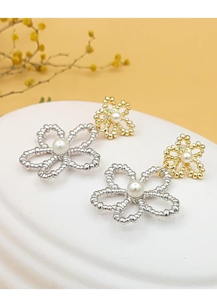 Çift Renkli Inci Çiçeği Küpe fiyatları