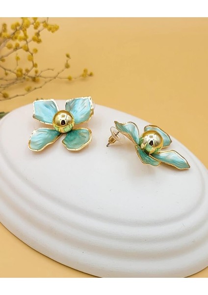 Su Yeşili Gold Yasemin Küpe fiyatları