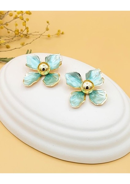 Su Yeşili Gold Yasemin Küpe fırsatları