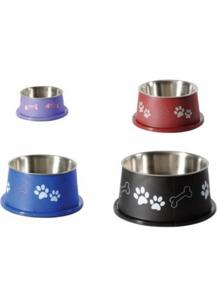 Kedi Köpek Çelik Mama Su Kabı 11 cm 300 ml