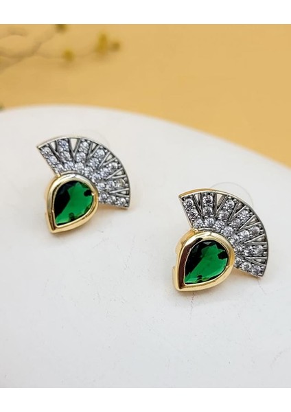 Damla Baget Zümrüt Marka Model Küpe