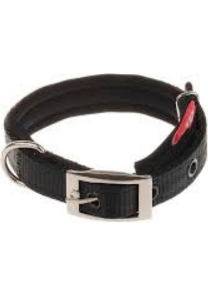 Köpek Dokuma Boyun Tasma Soft Siyah 1.5 x 24-32 cm
