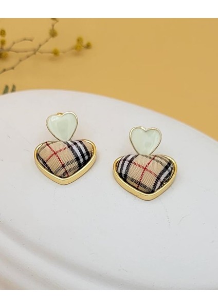 Ekoseli Marka Model Kalp Küpe