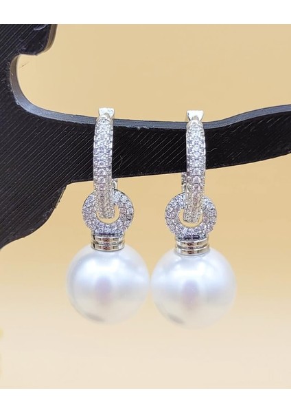 Zirkon Taşlı Incili Abiye Küpe fiyatları