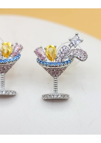 Silver Işıltılı Kokteyl Küpe fırsatları