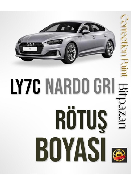 LY7C Nardo Gri - Audı , Q5, Q8 , Gt , Tron , Rs , A7 , Rsq8 , Rötüş Boyası 20ML