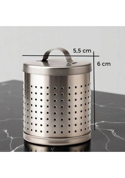 Çaydanlık Içi Demlik Süzgeci Paslanmaz 5.5x6 cm - Ince Gözenekli Pratik Kullanım Çaycı Süzgeci Metal