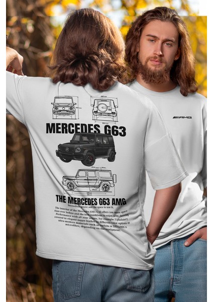 Unisex Mercedes G63 Amg Baskılı Tshirt
