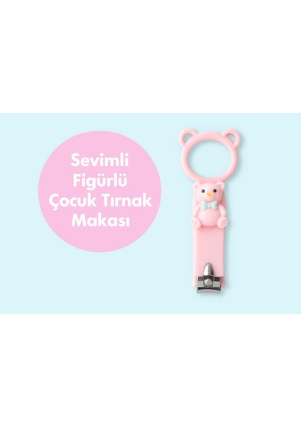 Sevimli Figürlü Çocuk Tırnak Makası - Renkli, Güvenli ve Eğlenceli Bebek Tırnak Kesici fiyatları