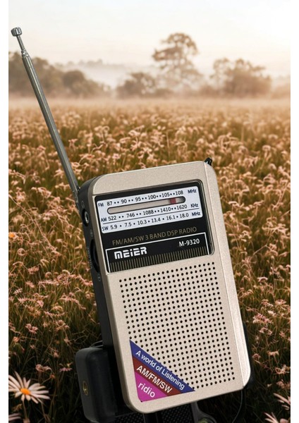 Şarjlı Cep Radyosu - Fm Radyo, Deprem Radyosu Taşınabilir Küçük Radyo