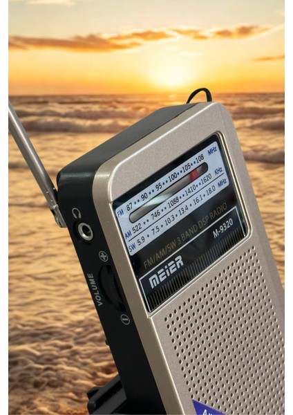 Şarjlı Cep Radyosu - Fm Radyo, Deprem Radyosu Taşınabilir Küçük Radyo