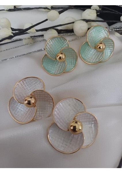 Yeşil Çiçekli Küpe fiyatları