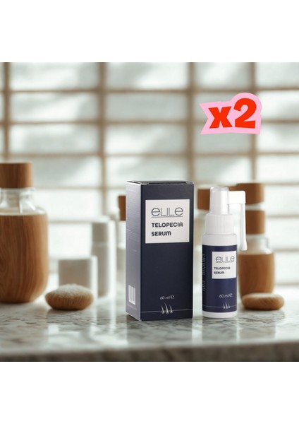 Telopecıa Serum Dökülmeye Karşı 60 ml / 2 Adet fırsatları