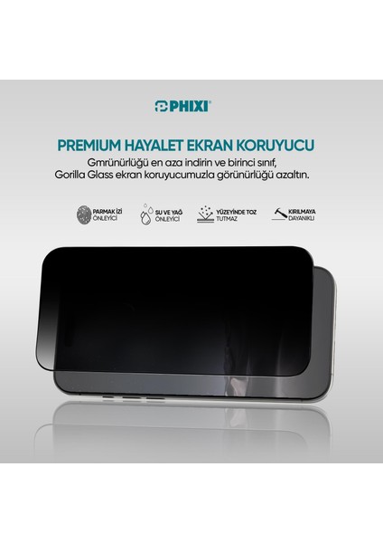 Gorilla Guard iPhone14 Pro Max Hayalet Ekran Koruyucu modelleri