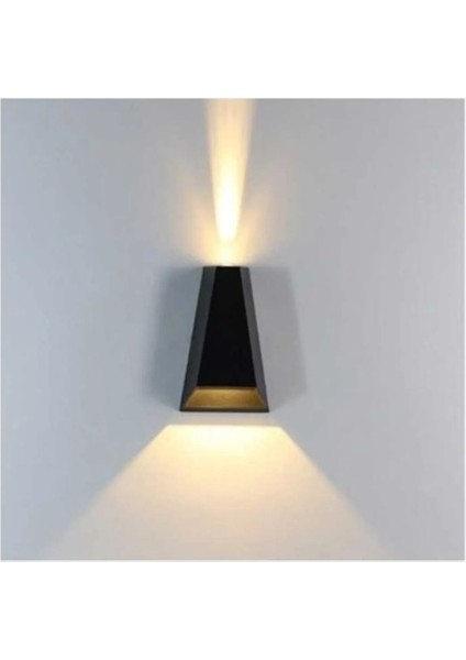 Ekim Aydınlatma CT-7063 3200K Günışığı 2X3W Antrasit Malta Dış Mekan LED Aplik