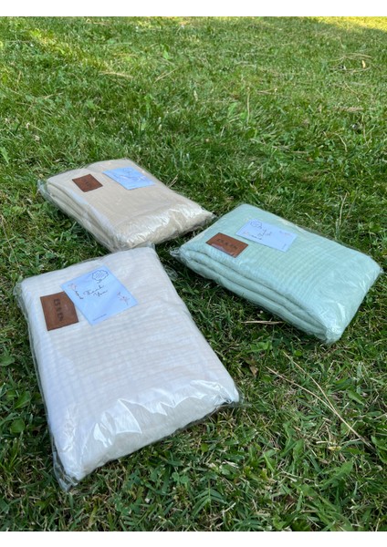 Es &En trade Müslin Bebek Battaniyesi 4 Katlı sütlü kahve