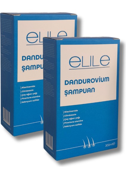 Dandurovium Şampuan Kepeğe Karşı 300 ml / 2 Adet