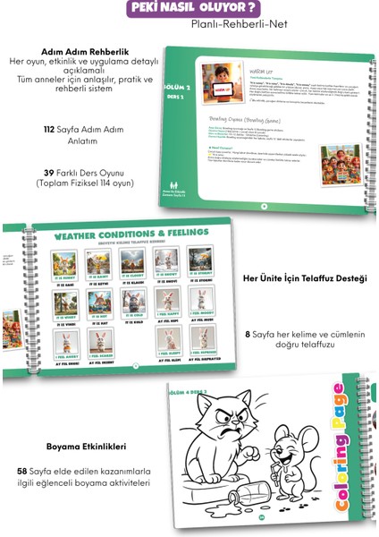 Woody ve Arkadaşları Junior Level 2 - Okul Öncesi Ingilizce Eğitim Seti (5-6yaş) modelleri