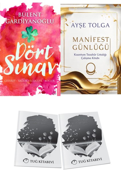 Dört Sınav: Cesaret-Sağlık-Ilişkiler-Bolluk ve Manifest Günlüğü + Hediyeli