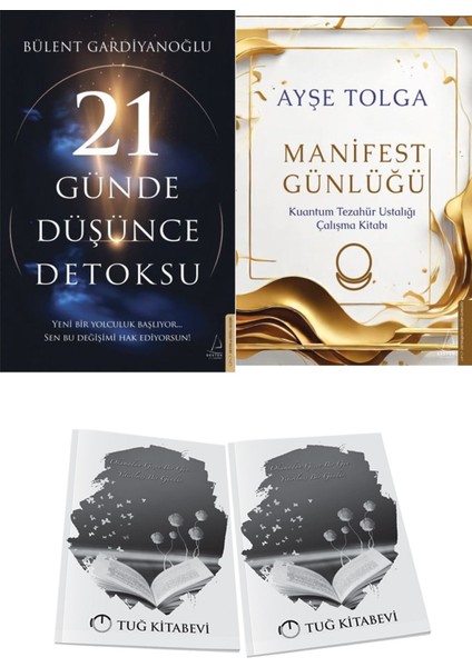 21 Günde Düşünce Detoksu ve Manifest Günlüğü + Hediyeli