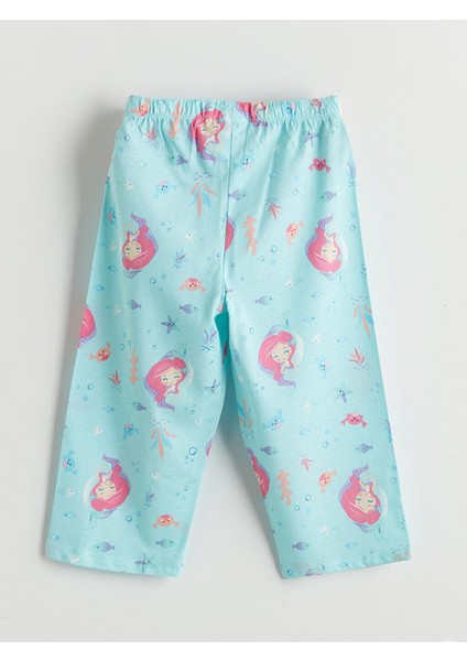 Bisiklet Yaka Kız Çocuk Kaprili Pijama Takımı (S5) fırsatları