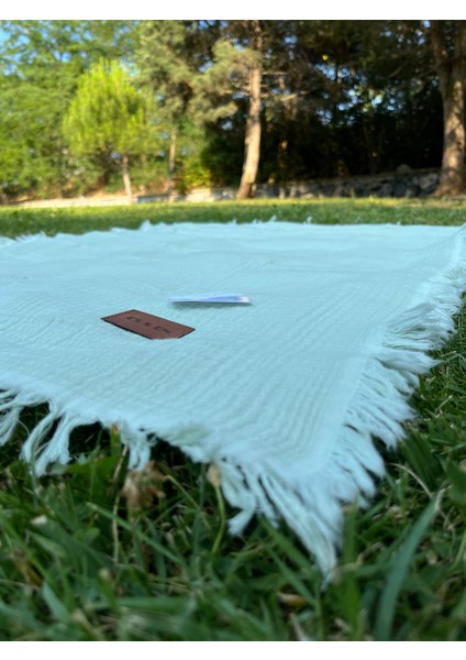 Yıldızpazar since 2024 Es &En Trade Müslin Bebek Battaniyesi 4 Katlı Mint yeşili