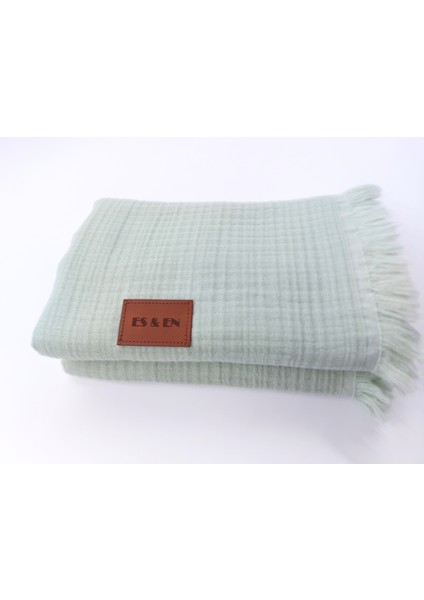 Yıldızpazar since 2024 Es &En Trade Müslin Bebek Battaniyesi 4 Katlı Mint yeşili fırsatları