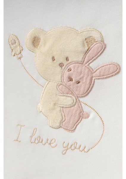 My Baby Kumsal % 100 Coton 10 Lu Hastane Çıkışı Yeni sarılan Ayıcık Desenli 10099 modelleri