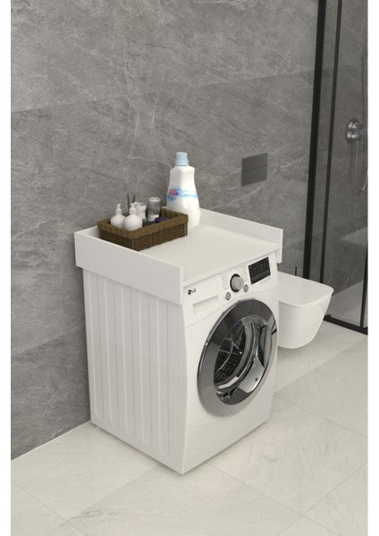 Solvo Banyo Dolabı Çamaşır ve Kurutma Makinesi Dolabı Beyaz fırsatları