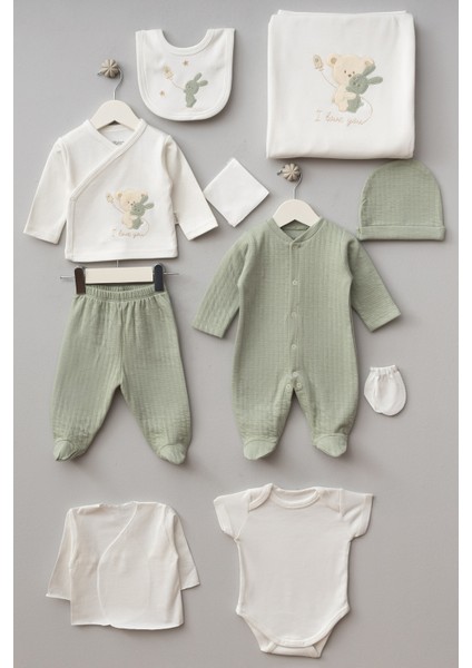 My Baby Kumsal % 100 Coton 10 Lu Hastane Çıkışı Yeni sarılan Ayıcık Desenli 10099 fiyatları