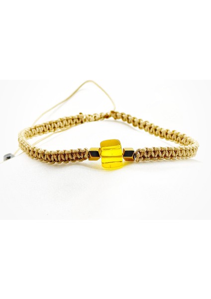 Küp Model Modern Kehribar Bileklik modelleri