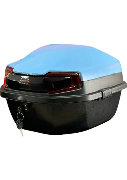 Motosiklet Çantası 33 Litre Metalik Açık Mavi modelleri