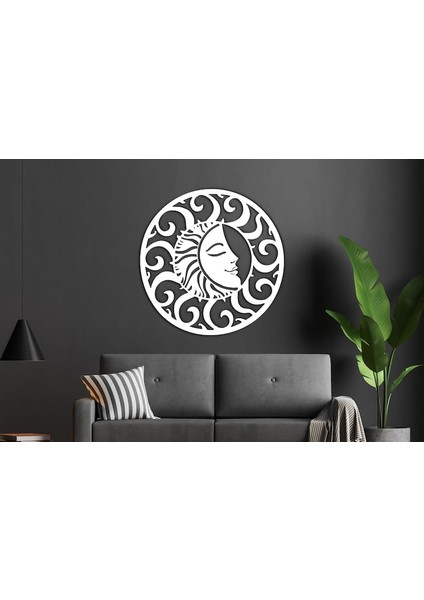 Modern Ay Dekoratif Dekor Tablo