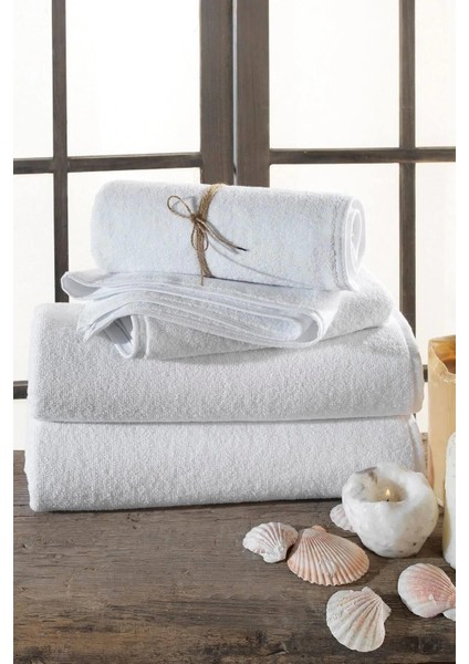 %100 Pamuk 6'lı Set 2 Adet 50X70 Ayak Havlusu 2 Adet 50X90 El Havlusu 2 Adet 70X140 Banyo Havlu Seti fırsatları