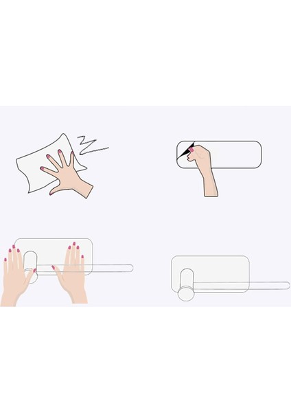 Paslanmaz Çelik Havlu Askısı ve peçetelik – Yapışkanlı, Deliksiz Montaj, Banyo & Mutfak Için Uygun indirimleri