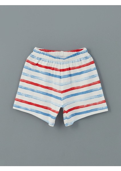 Yeni Sezon Cizgili Sortlu Erkek Bebek Sortlu Pijama Takim - S5HH53Z1 fırsatları