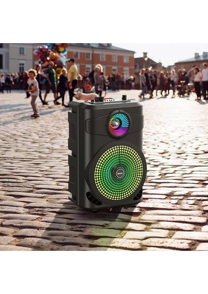 BS46 Büyük Boy Mikrofonlu Taşınabilir Şarjlı Hoparlör Bluetooth Speaker modelleri