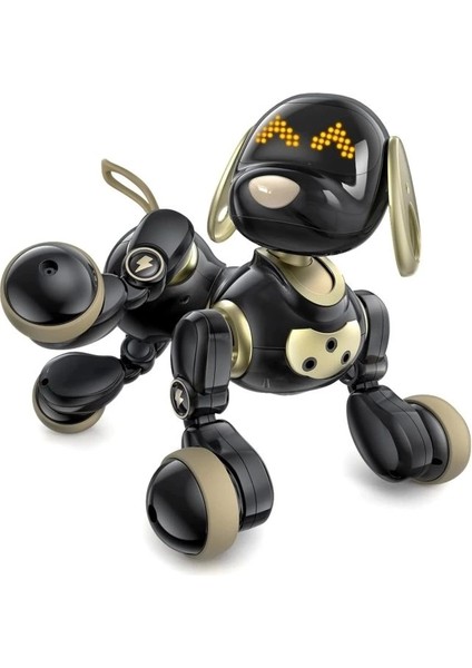 18011 Robot Köpek Oyuncağı - Siyah & Gold