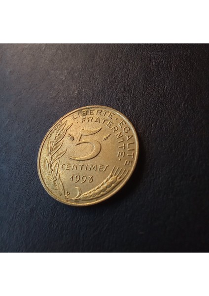 39963687EACA59F3B2 1993 Fransa 5centimes Ççt+ Eski Yabancı Madeni Para indirimleri