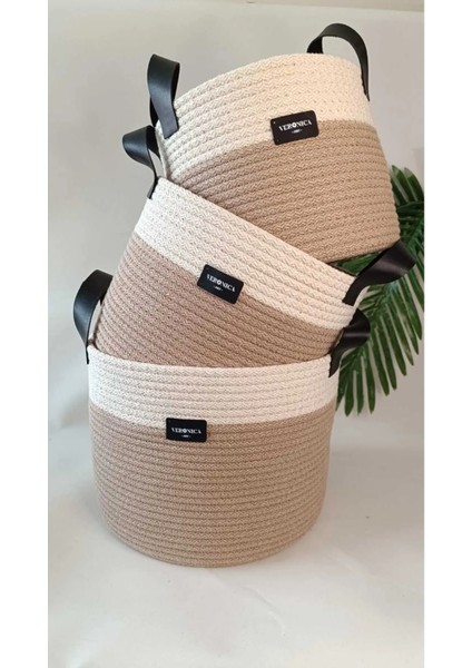 VeronicaArt 3'lü Organizer Sepet Deri Saplı fiyatları