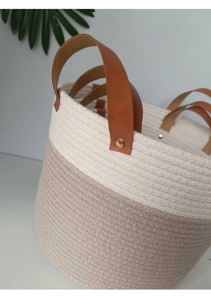 VeronicaArt 3'lü Organizer Sepet Deri Saplı modelleri