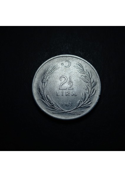 39963687AF3C0A59DB 1963 Akmonital 2½ Lira Eski Madeni Para fiyatları