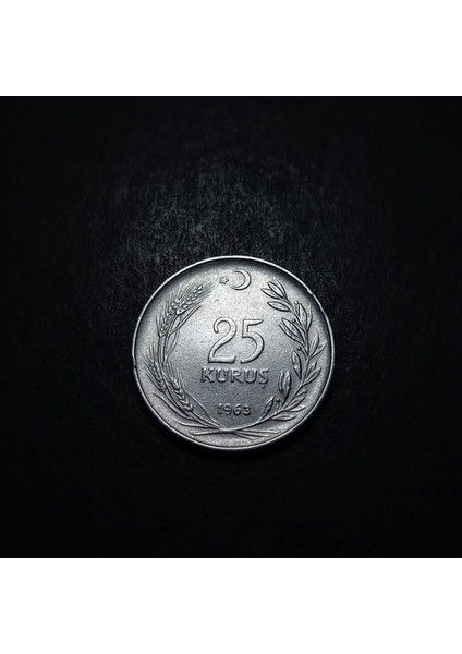 1963 Akmonital 25 Kuruş Eski Madeni Para fırsatları