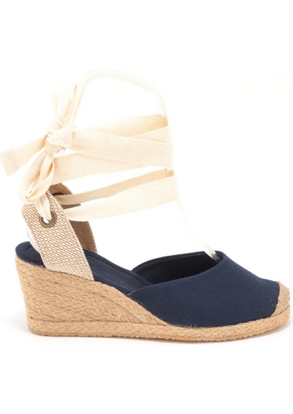Elişi Ipli Espadril Dolgu Topuk Keten Espadril Handmade modelleri