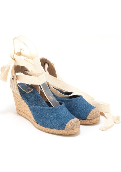 Elişi Ipli Espadril Dolgu Topuk Keten Espadril Handmade fırsatları