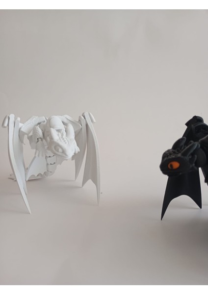 Ejderhanı Nasıl Eğitirsin Gecenin Öfkesi Dişsiz Toothless Hareketli Figür modelleri